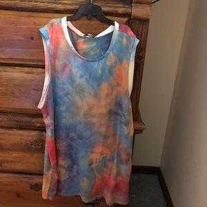 Tie dyed tank